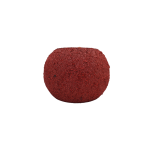 Glazen Bolvormig Theelichthouder Rood 8x10 cm - Afbeelding 2