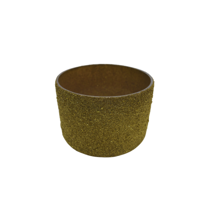 Glazen Theelichthouder Gold 12x8 cm