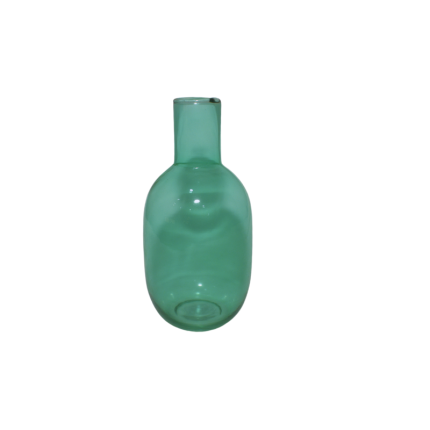 Glazen Bloemenvaas Teal 21 cm