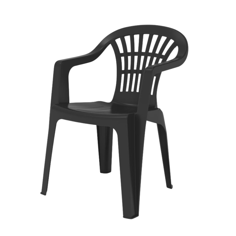 5317LYRAA Progarden Plastic Stoel Lyra Anthracite - Afbeelding 1