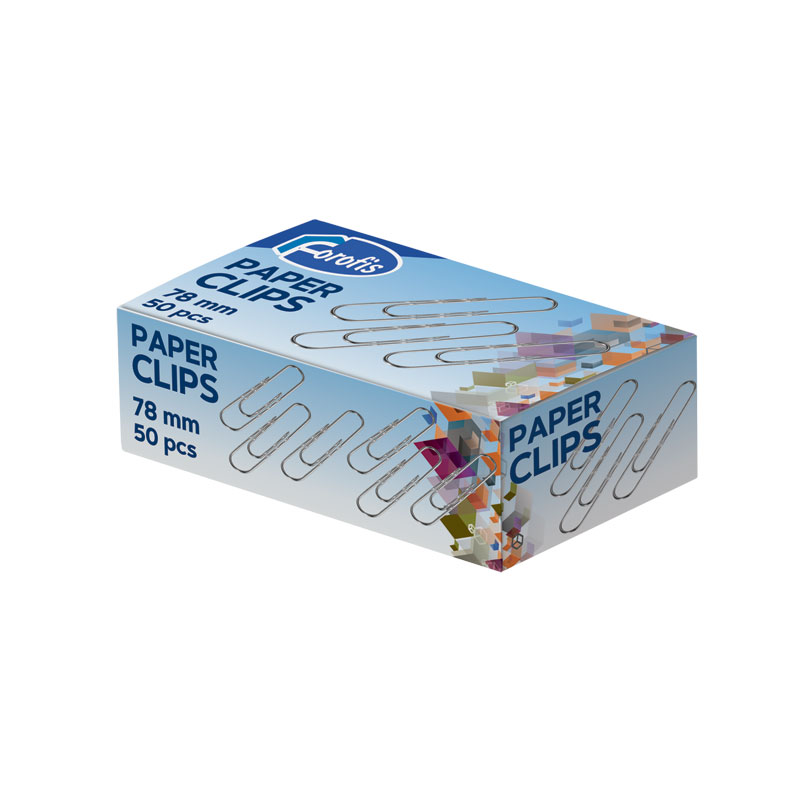 551591356.png Forofis Paperclips 78mm 50 Stuks - Afbeelding 1