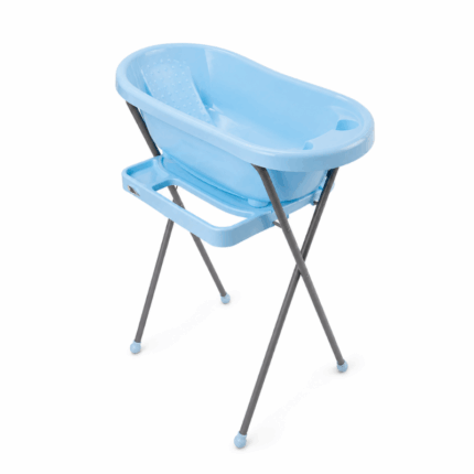 Babybadje met Staander - blauw