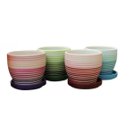 Bloempot in Diverse Print Per Stuk