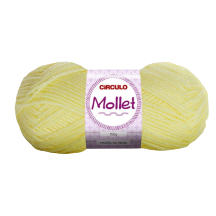 Circulo Wolgaren Mollet Amarelo-candy 100g