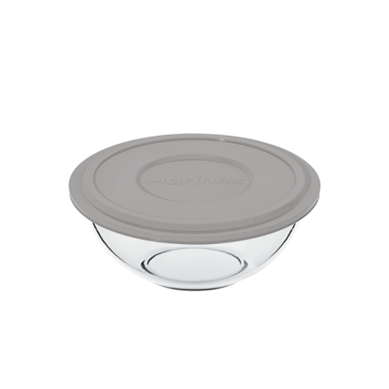 Nadir Glazen Kom met Deksel 500ml 0303