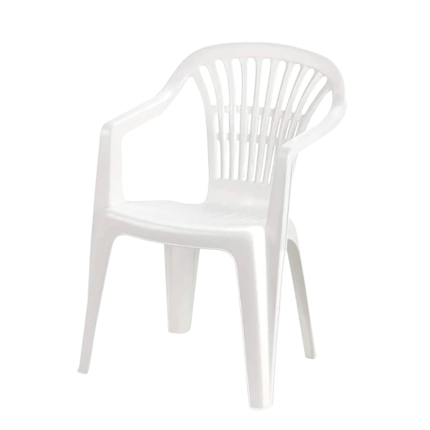 PG Plastic Stoel Scilla Wit