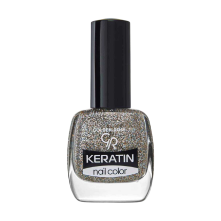 Golden Rose Keratin Glitter Nail Color 402