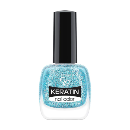 Golden Rose Keratin Glitter Nail Color 411