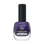 Golden Rose Keratin Glitter Nail Color 414