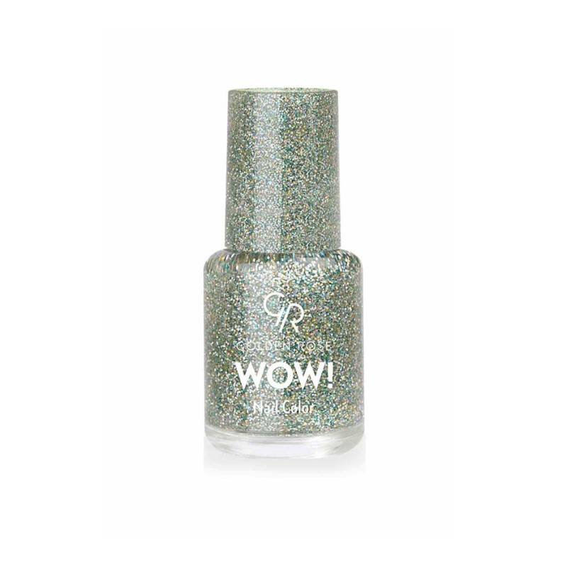 8691190962043 Golden Rose Wow Nail Color Glitter 204 - Afbeelding 1