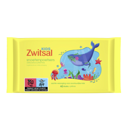 Zwitsal Snoetenpoetsers 40 Stuks