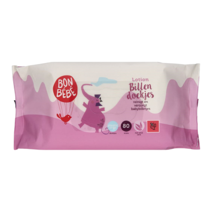 Bonbebe Lotion Billendoekjes 80 Stuks