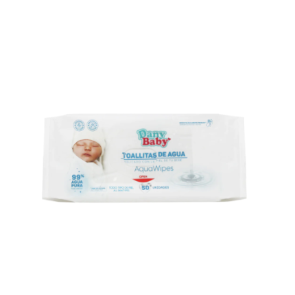Dany Baby Waterdoekjes 50 stuks – zonder parfum, met 99% water