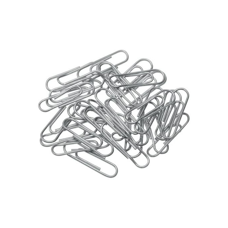 EY086.png Metalen Paperclips 60 Stuks - Afbeelding 1