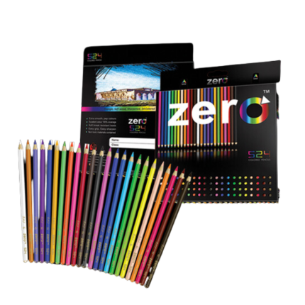 Zero Kleurpotloden 24 Stuks