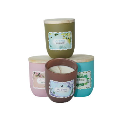 Aroma Geurkaars in Glas in Diverse Geuren