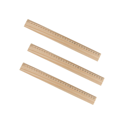 Houten Liniaal 30 cm per Stuk