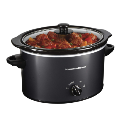 Hamilton Beach Slowcooker 3 Quart Zwart