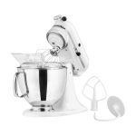 Kitchen Aid Staande Mixer met Kantelbare Kop 4.7 Liter Wit - Afbeelding 2