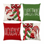 Kerst Sierkussen 45×45 cm - Diverse Print