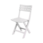 Plastic Stoel met Rugleuning Wit