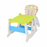 Verstelbare Kinderstoel met Eetblad Groen – 115×65×75 cm - Afbeelding 2