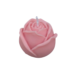 Roosvormige Kaars 7x6.5 cm