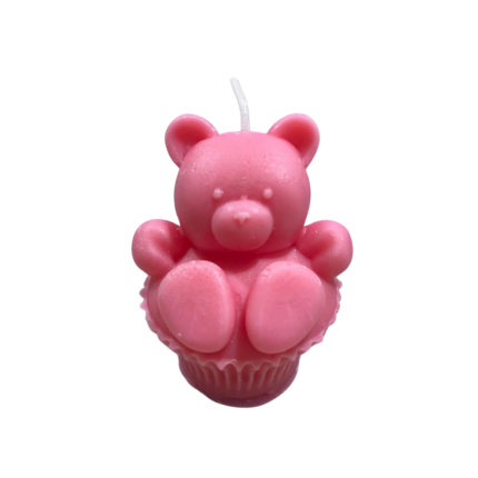 Teddybeer Kaars 5.3x7 cm
