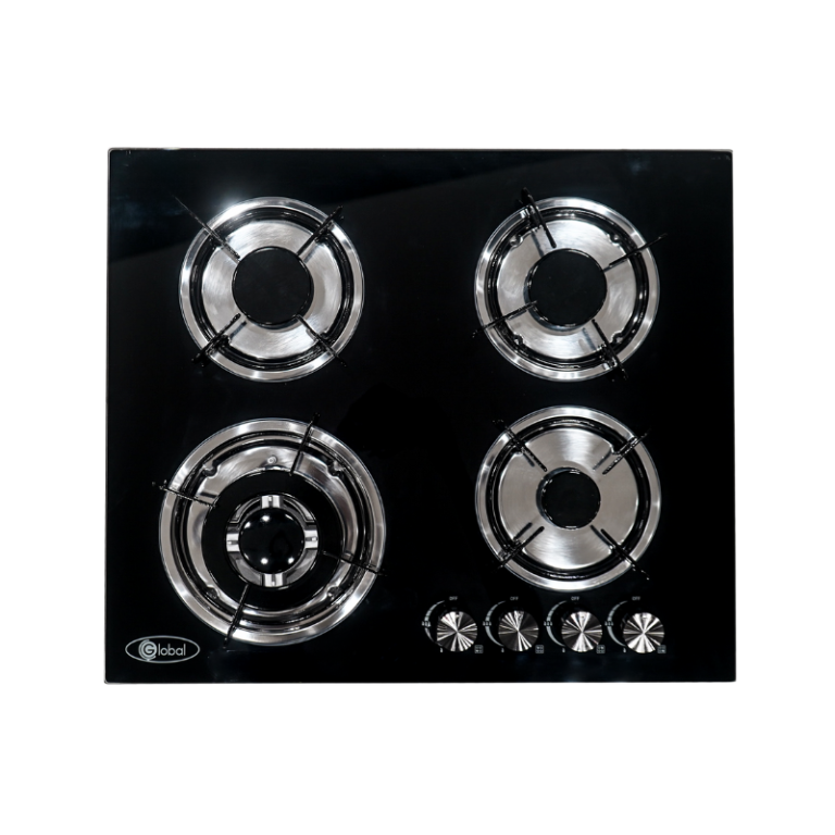 Goldflame 5 gaskookplaat 5-pits 75 cm | 5 branders | Zwart