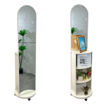 Draaibare Spiegelkast Wit