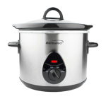 Brentwood Slowcooker 3 Quart Silver