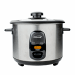 Brentwood Rijstkoker 8 Kopjes – 500W met glazen deksel en antiaanbak binnenpan