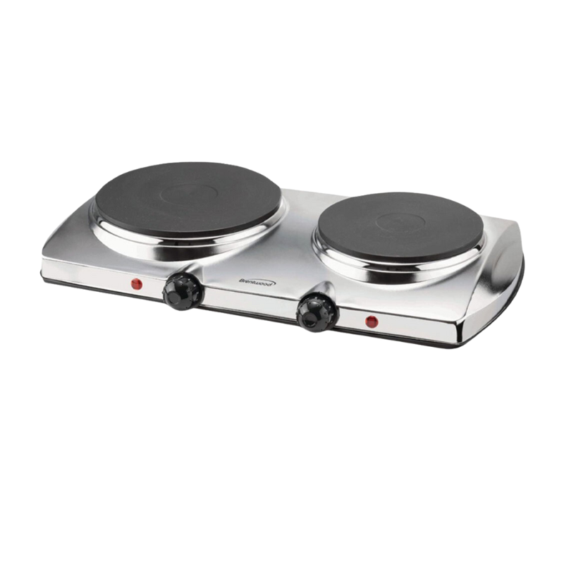 TS372 Brentwood TS-372 1440W Dubbele Elektrische Kookplaat