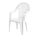 PG Plastic Tuinstoel Vega Wit