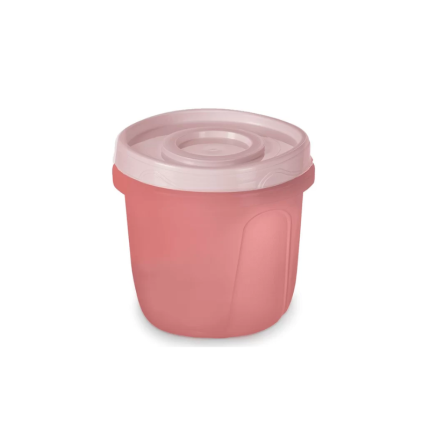 Plasvale Plastic Ronde Potje met Schroefdop 750 ml