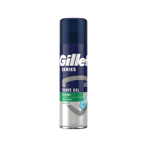 141341A.png Gillette Scheergel Met Aloe Vera Sensitive 200ml - Afbeelding 1