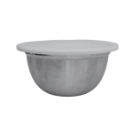 Home Basics Stainless Steel Kom met Deksel 26cm