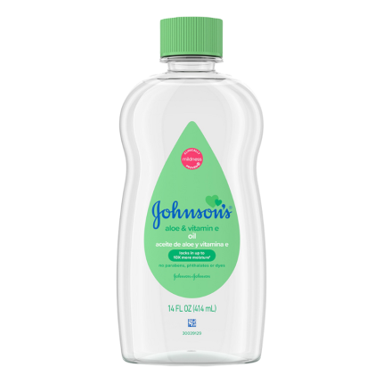 Johnson's Aloe & Vitamine E Babyolie 414 ml