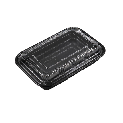 Plastic Vierkant Bakje 400ml