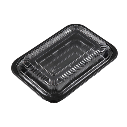 Plastic Vierkant Bakje 800ml