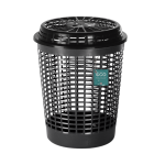 Plasvale Mand met Deksel 55 Liter