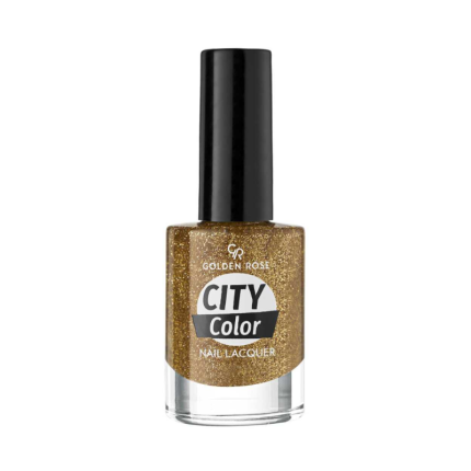 Golden Rose City Color Nail Lacquer Glitter 103