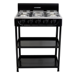 Premier Kooktoestel met 5 Branders en Opbergrek