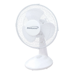 Brentwood Tafelventilator 9" Wit