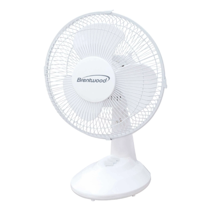 Brentwood Tafelventilator 9" Wit