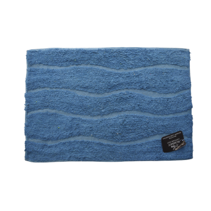 Summit Badmat Wave 50x80 cm Royal Blue