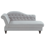 Relaxbank met Knopenparoon Licht Grijs