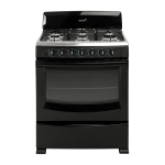 Whirlpool Gasfornuis met 6 Branders 30"