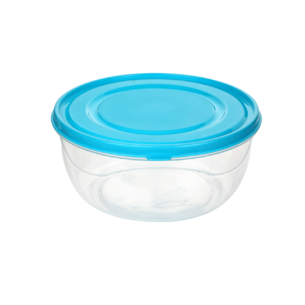 Ucsan Plastic Rond Bakje met Deksel 1.4 Liter