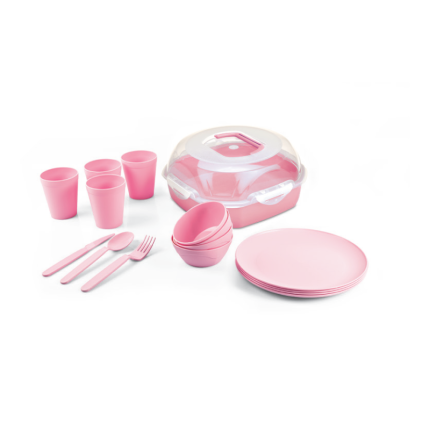 Ucsan Picknick Set 26 Stuks in Diverse kleuren (4 Personen)